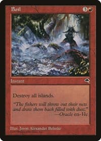 Boil - Tempest - Magic: The Gathering card