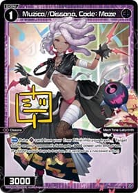Muzica//Dissona, Code: Maze (Parallel Foil) - Dissonance Diva - WIXOSS card