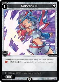Servant # - Dissonance Diva - WIXOSS card