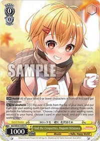 And the Croquettes, Hagumi Kitazawa - BanG Dream! Girls Band Party! Countdown Collection Premium Booster - Weiss Schwarz card