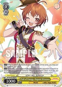 Full of Energy, Hagumi Kitazawa - BanG Dream! Girls Band Party! Countdown Collection Premium Booster - Weiss Schwarz card