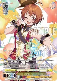 Full of Energy, Hagumi Kitazawa (BDR) - BanG Dream! Girls Band Party! Countdown Collection Premium Booster - Weiss Schwarz card