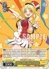 Deliver Smiles, Kokoro Tsurumaki - BanG Dream! Girls Band Party! Countdown Collection Premium Booster - Weiss Schwarz card
