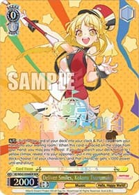 Deliver Smiles, Kokoro Tsurumaki (BDR) - BanG Dream! Girls Band Party! Countdown Collection Premium Booster - Weiss Schwarz card