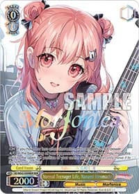 Normal Teenager Life, Nanami Hiromachi (BDR) - BanG Dream! Girls Band Party! Countdown Collection Premium Booster - Weiss Schwarz card