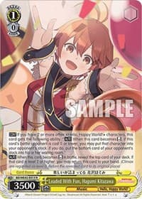 Loaded With Fun, Hagumi Kitazawa - BanG Dream! Girls Band Party! Countdown Collection Premium Booster - Weiss Schwarz card