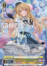 The Band's Charm, Toko Kirigaya (BDR) - BanG Dream! Girls Band Party! Countdown Collection Premium Booster - Weiss Schwarz card