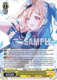Whether Normal or Not, Nanami Hiromachi - BanG Dream! Girls Band Party! Countdown Collection Premium Booster - Weiss Schwarz card