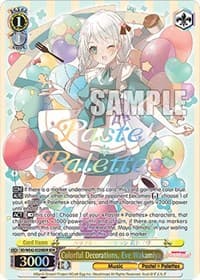 Colorful Decorations, Eve Wakamiya (BDR) - BanG Dream! Girls Band Party! Countdown Collection Premium Booster - Weiss Schwarz card
