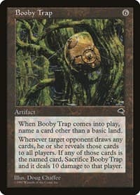 Booby Trap - Tempest - Magic: The Gathering card