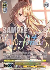 Tsukinomori's Charismatic Student, Toko Kirigaya (BDR) - BanG Dream! Girls Band Party! Countdown Collection Premium Booster - Weiss Schwarz card