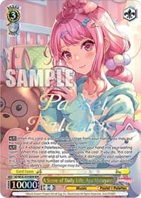 A Scene of Daily Life, Aya Maruyama (BDR) - BanG Dream! Girls Band Party! Countdown Collection Premium Booster - Weiss Schwarz card