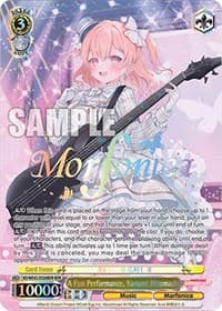A Fun Performance, Nanami Hiromachi (BDR) - BanG Dream! Girls Band Party! Countdown Collection Premium Booster - Weiss Schwarz card