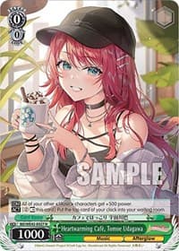 Heartwarming Cafe, Tomoe Udagawa - BanG Dream! Girls Band Party! Countdown Collection Premium Booster - Weiss Schwarz card