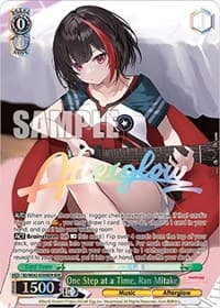 One Step at a Time, Ran Mitake (BDR) - BanG Dream! Girls Band Party! Countdown Collection Premium Booster - Weiss Schwarz card