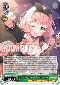 Hey, Hey, Hoh~! Himari Uehara - BanG Dream! Girls Band Party! Countdown Collection Premium Booster - Weiss Schwarz card