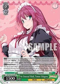 An Unusual Maid, Tomoe Udagawa - BanG Dream! Girls Band Party! Countdown Collection Premium Booster - Weiss Schwarz card