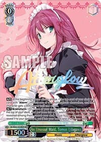 An Unusual Maid, Tomoe Udagawa (BDR) - BanG Dream! Girls Band Party! Countdown Collection Premium Booster - Weiss Schwarz card