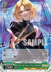Where She Feels at Ease, MASKING - BanG Dream! Girls Band Party! Countdown Collection Premium Booster - Weiss Schwarz card