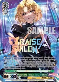 Where She Feels at Ease, MASKING (BDR) - BanG Dream! Girls Band Party! Countdown Collection Premium Booster - Weiss Schwarz card