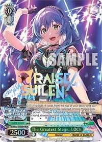 The Greatest Stage, LOCK (BDR) - BanG Dream! Girls Band Party! Countdown Collection Premium Booster - Weiss Schwarz card