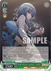 Full-Power Switch, LOCK - BanG Dream! Girls Band Party! Countdown Collection Premium Booster - Weiss Schwarz card