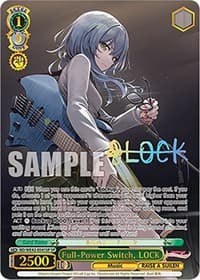 Full-Power Switch, LOCK (SP) - BanG Dream! Girls Band Party! Countdown Collection Premium Booster - Weiss Schwarz card