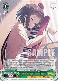 Together Forever, Tsugumi Hazawa - BanG Dream! Girls Band Party! Countdown Collection Premium Booster - Weiss Schwarz card