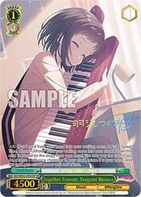 Together Forever, Tsugumi Hazawa (SP) - BanG Dream! Girls Band Party! Countdown Collection Premium Booster - Weiss Schwarz card