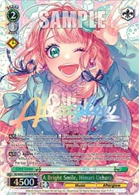 A Bright Smile, Himari Uehara (BDR) - BanG Dream! Girls Band Party! Countdown Collection Premium Booster - Weiss Schwarz card