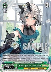 A Helping Hand, Moca Aoba - BanG Dream! Girls Band Party! Countdown Collection Premium Booster - Weiss Schwarz card