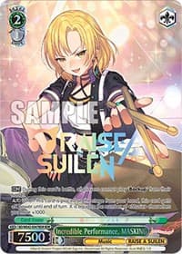 Incredible Performance, MASKING (BDR) - BanG Dream! Girls Band Party! Countdown Collection Premium Booster - Weiss Schwarz card