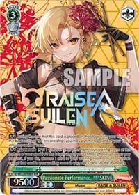 Passionate Performance, MASKING (BDR) - BanG Dream! Girls Band Party! Countdown Collection Premium Booster - Weiss Schwarz card