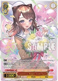 Congratulatory Bouquet, Kasumi Toyama (SP) - BanG Dream! Girls Band Party! Countdown Collection Premium Booster - Weiss Schwarz card