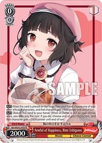Armful of Happiness, Rimi Ushigome - BanG Dream! Girls Band Party! Countdown Collection Premium Booster - Weiss Schwarz card
