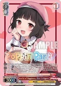Armful of Happiness, Rimi Ushigome (BDR) - BanG Dream! Girls Band Party! Countdown Collection Premium Booster - Weiss Schwarz card