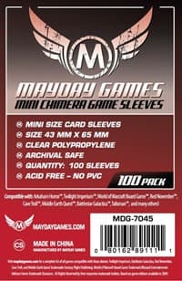 Mini Chimera Game Sleeves Pack of 100 - Mayday Games - Boardgames card