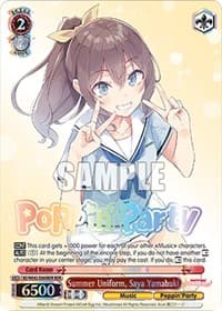 Summer Uniform, Saya Yamabuki (BDR) - BanG Dream! Girls Band Party! Countdown Collection Premium Booster - Weiss Schwarz card