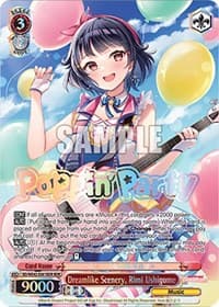 Dreamlike Scenery, Rimi Ushigome (BDR) - BanG Dream! Girls Band Party! Countdown Collection Premium Booster - Weiss Schwarz card