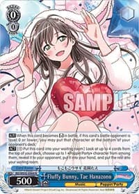 Fluffy Bunny, Tae Hanazono - BanG Dream! Girls Band Party! Countdown Collection Premium Booster - Weiss Schwarz card