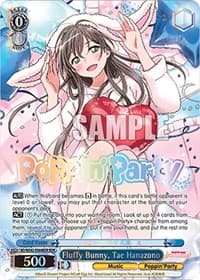 Fluffy Bunny, Tae Hanazono (BDR) - BanG Dream! Girls Band Party! Countdown Collection Premium Booster - Weiss Schwarz card