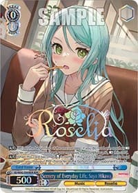 Scenery of Everyday Life, Sayo Hikawa (BDR) - BanG Dream! Girls Band Party! Countdown Collection Premium Booster - Weiss Schwarz card