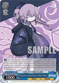 Passionate About Music, Yukina Minato - BanG Dream! Girls Band Party! Countdown Collection Premium Booster - Weiss Schwarz card
