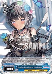 All the Time Spent Is Important, Rinko Shirokane - BanG Dream! Girls Band Party! Countdown Collection Premium Booster - Weiss Schwarz card