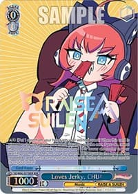 Loves Jerky, CHU (BDR) - BanG Dream! Girls Band Party! Countdown Collection Premium Booster - Weiss Schwarz card