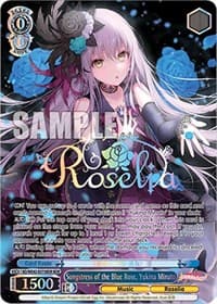 Songstress of the Blue Rose, Yukina Minato (BDR) - BanG Dream! Girls Band Party! Countdown Collection Premium Booster - Weiss Schwarz card