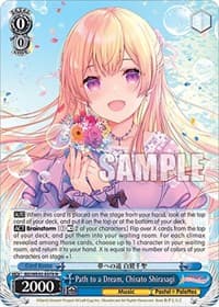 Path to a Dream, Chisato Shirasagi - BanG Dream! Girls Band Party! Countdown Collection Premium Booster - Weiss Schwarz card