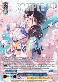 Outcome of Prioritizing Emotion, Rui Yashio (BDR) - BanG Dream! Girls Band Party! Countdown Collection Premium Booster - Weiss Schwarz card