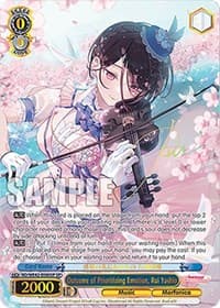 Outcome of Prioritizing Emotion, Rui Yashio (SP) - BanG Dream! Girls Band Party! Countdown Collection Premium Booster - Weiss Schwarz card