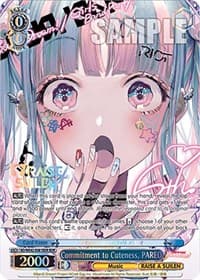 Commitment to Cuteness, PAREO (BDR) - BanG Dream! Girls Band Party! Countdown Collection Premium Booster - Weiss Schwarz card